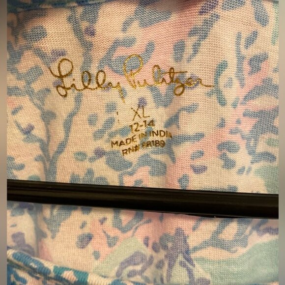 Lilly Pulitzer Blue and Pink Patterned Dress - Picture 2 of 3